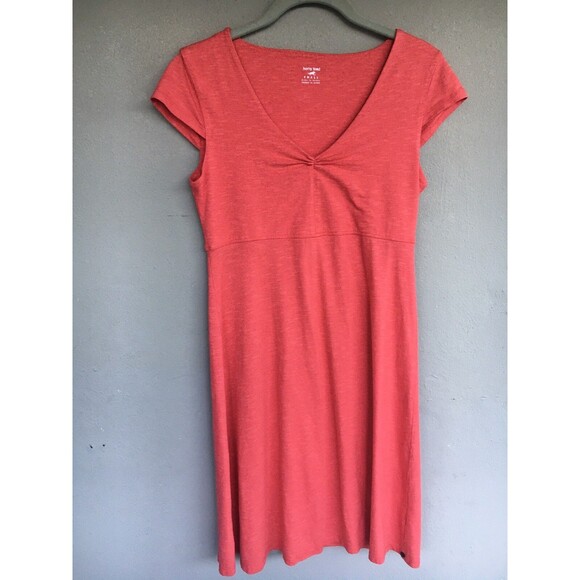 Toad & Co Rosemarie Dress Women S Coral Organic Cotton Scoop Neck Pockets Casual - Picture 3 of 12